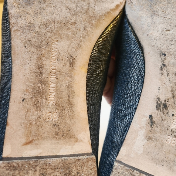 Manolo Blahnik flats size 8(38) in GUC - Picture 11 of 12